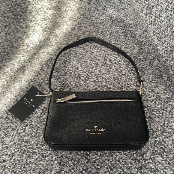 Kate Spade Black Leather Shoulder Bag - Picture 1 of 6